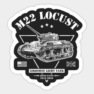 M22 Locust Airborne Light Tank Sticker